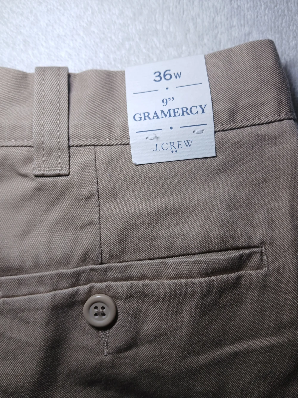 J. Crew Men’s Classic Chino Shorts in Khaki
